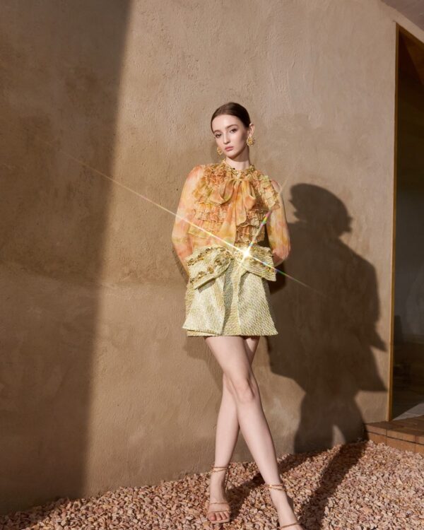 Silk Metallic Suits