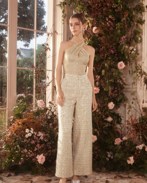 Beaded Golden Suits