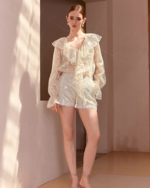 Heavy 3D Beaded Lace Suits