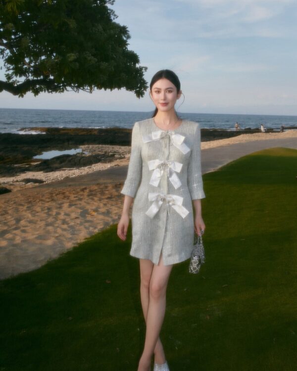 Butterfly Tweed Cropped Jacket